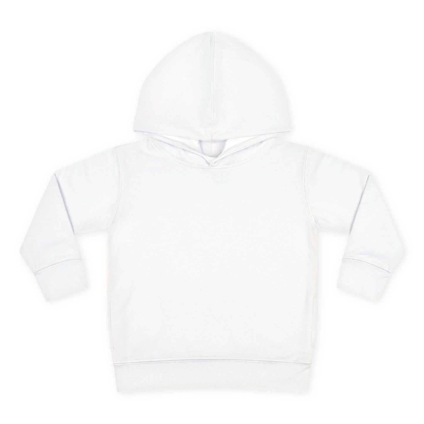 Toddler Fleece Hoodie — Cozy Plain White Pullover for Kids