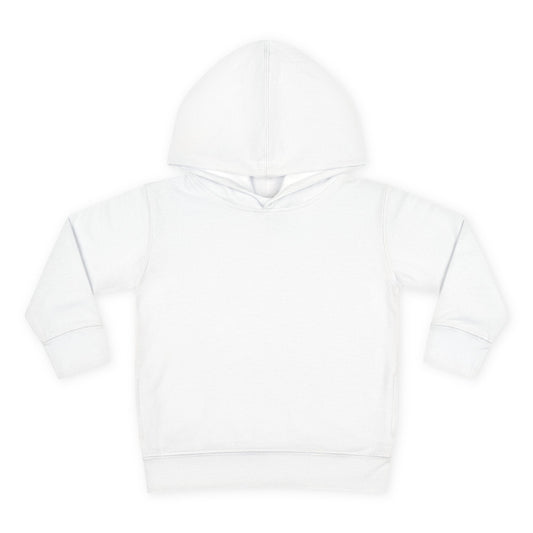 Toddler Fleece Hoodie — Cozy Plain White Pullover for Kids