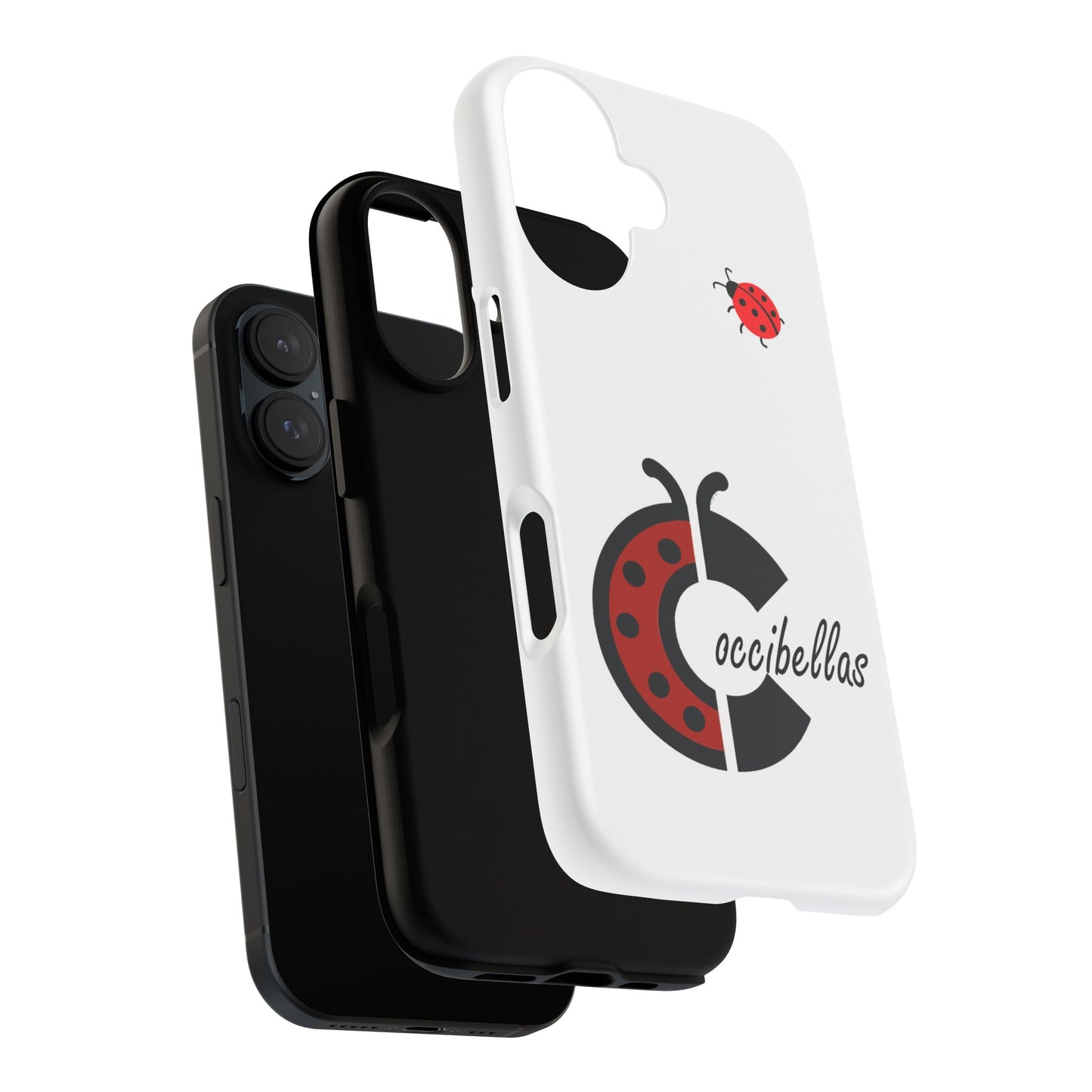 Ladybug Logo Tough Phone Case – Occibellas Protective iPhone Cover