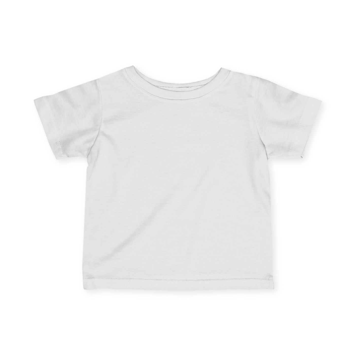 Infant Jersey Tee — Soft Baby T‑Shirt (Plain White)