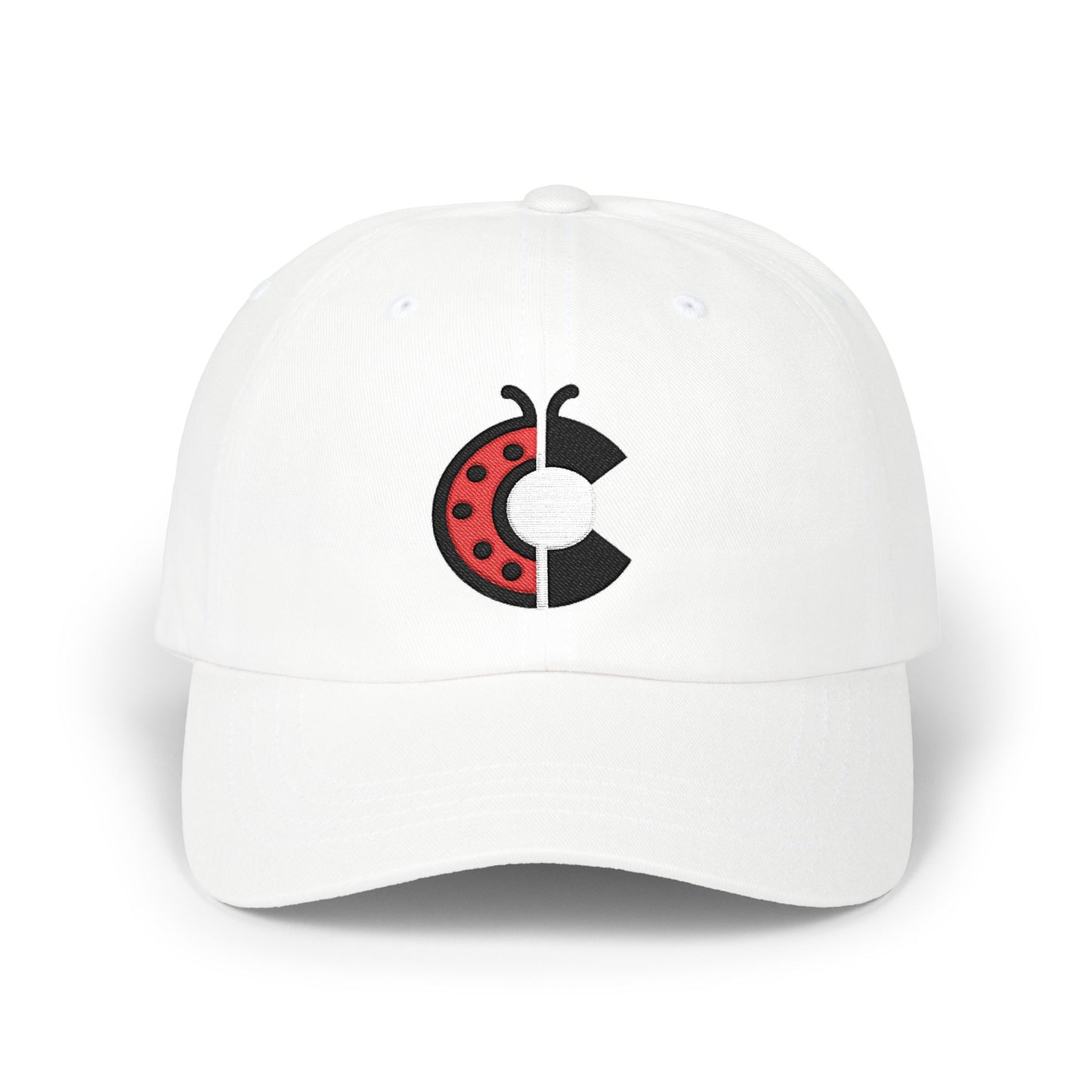 Ladybug Logo Dad Cap – Cute Red Ladybug Emblem Baseball Hat