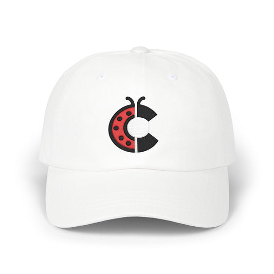 Ladybug Logo Dad Cap – Cute Red Ladybug Emblem Baseball Hat