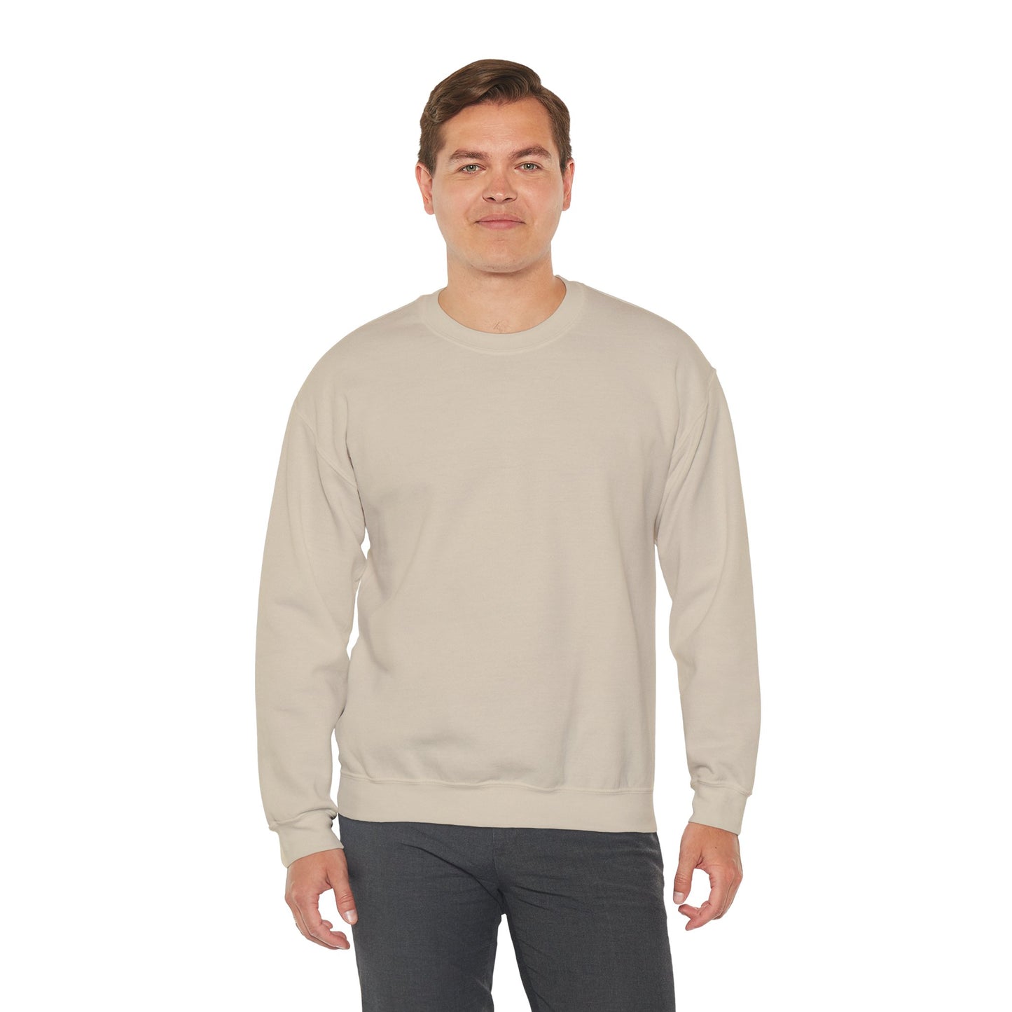 Classic White Crewneck Sweatshirt