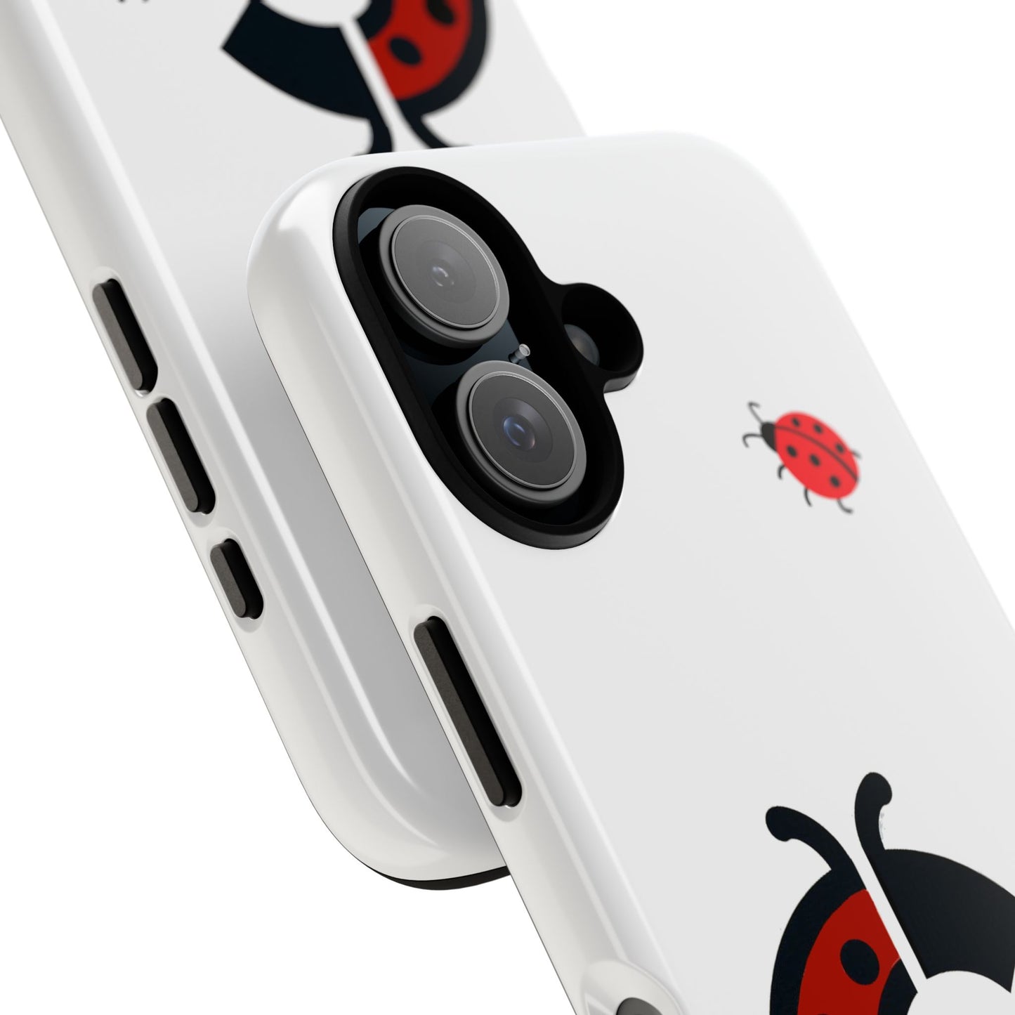 Ladybug Logo Tough Phone Case – Occibellas Protective iPhone Cover