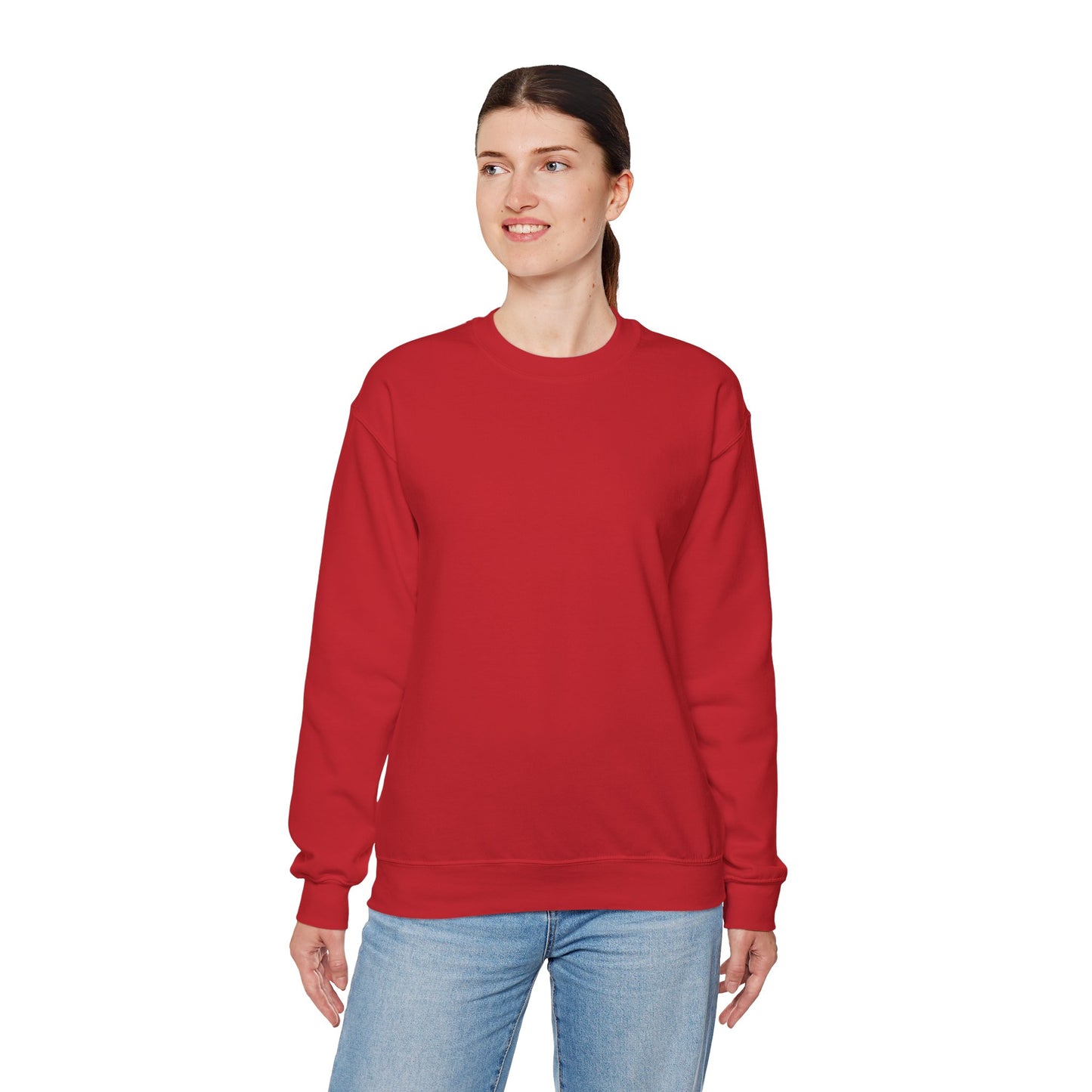 Classic White Crewneck Sweatshirt