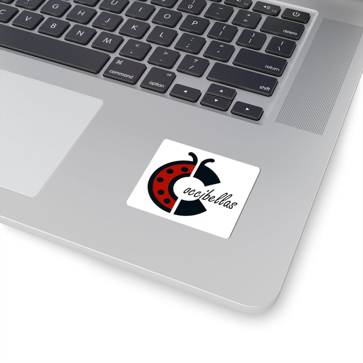 Kiss-Cut Sticker — Cute Ladybug 'Coccibellas' Logo Sticker