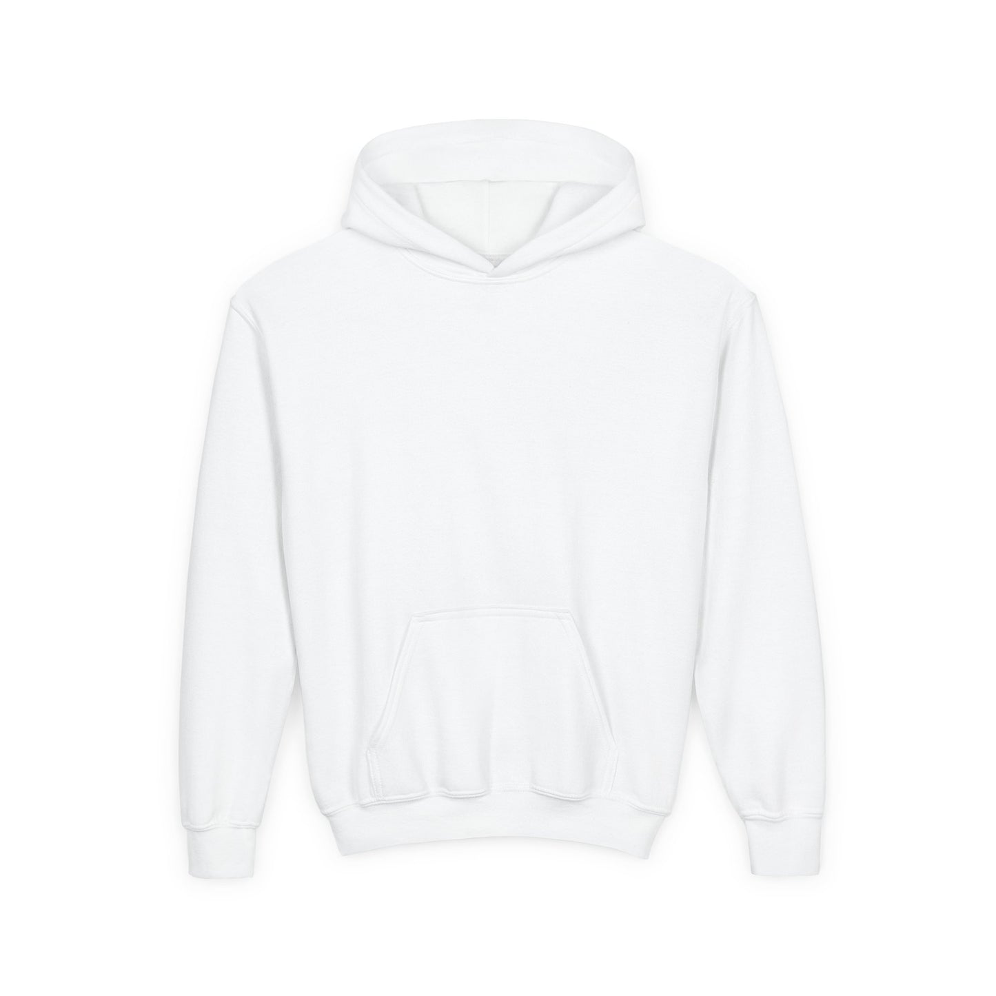 Youth Hoodie — Cozy Plain White Kids Pullover
