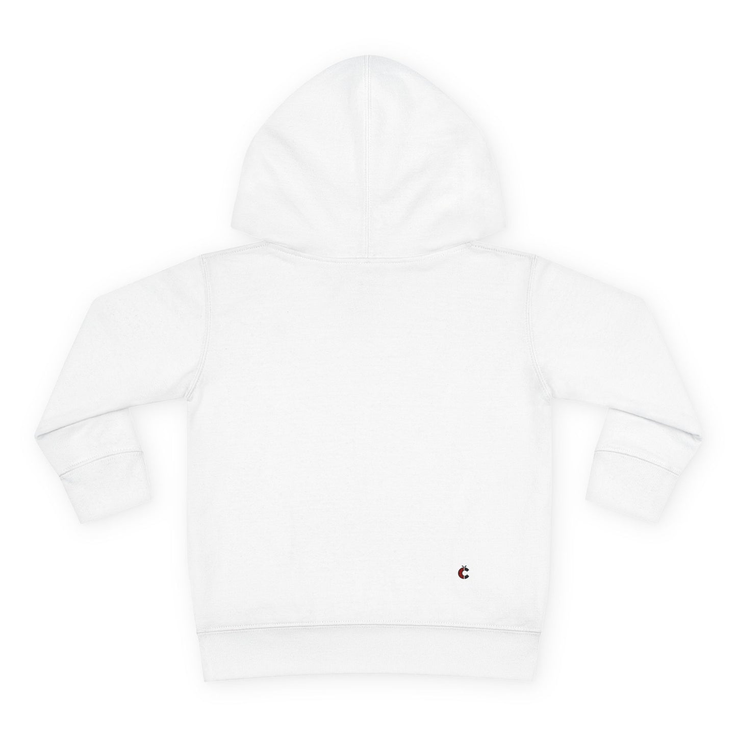 Toddler Fleece Hoodie — Cozy Plain White Pullover for Kids