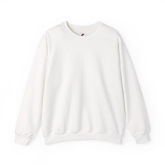 Classic White Crewneck Sweatshirt
