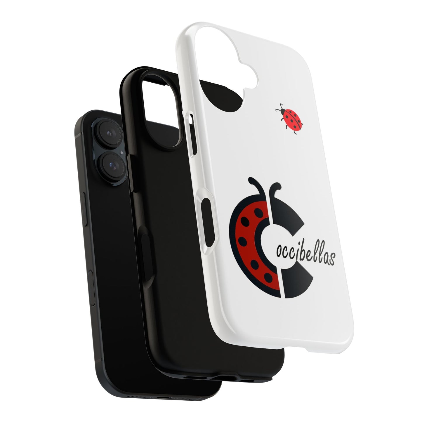 Ladybug Logo Tough Phone Case – Occibellas Protective iPhone Cover