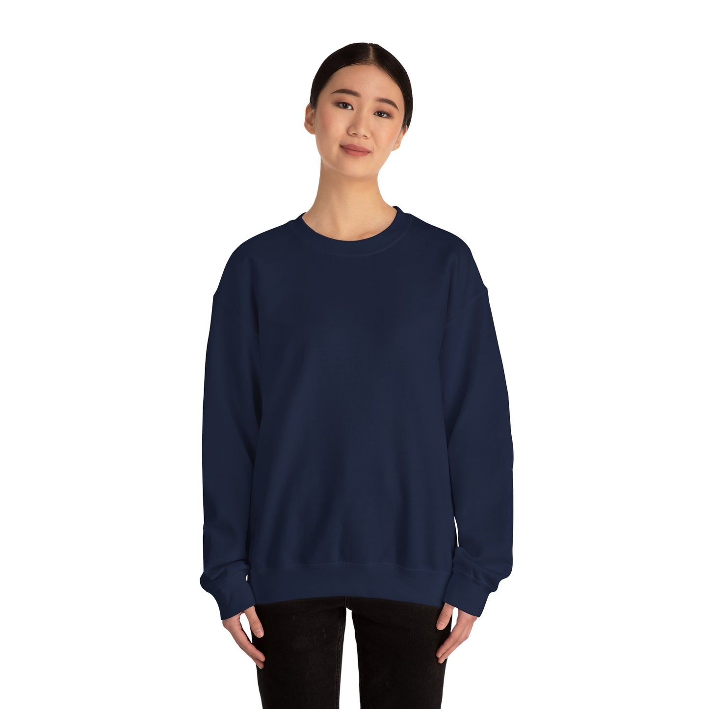 Classic White Crewneck Sweatshirt