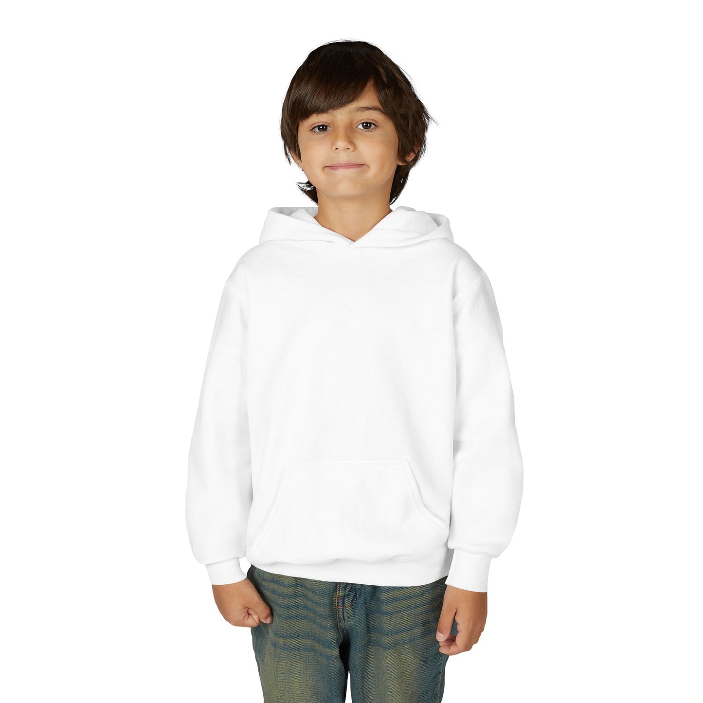 Youth Hoodie — Cozy Plain White Kids Pullover