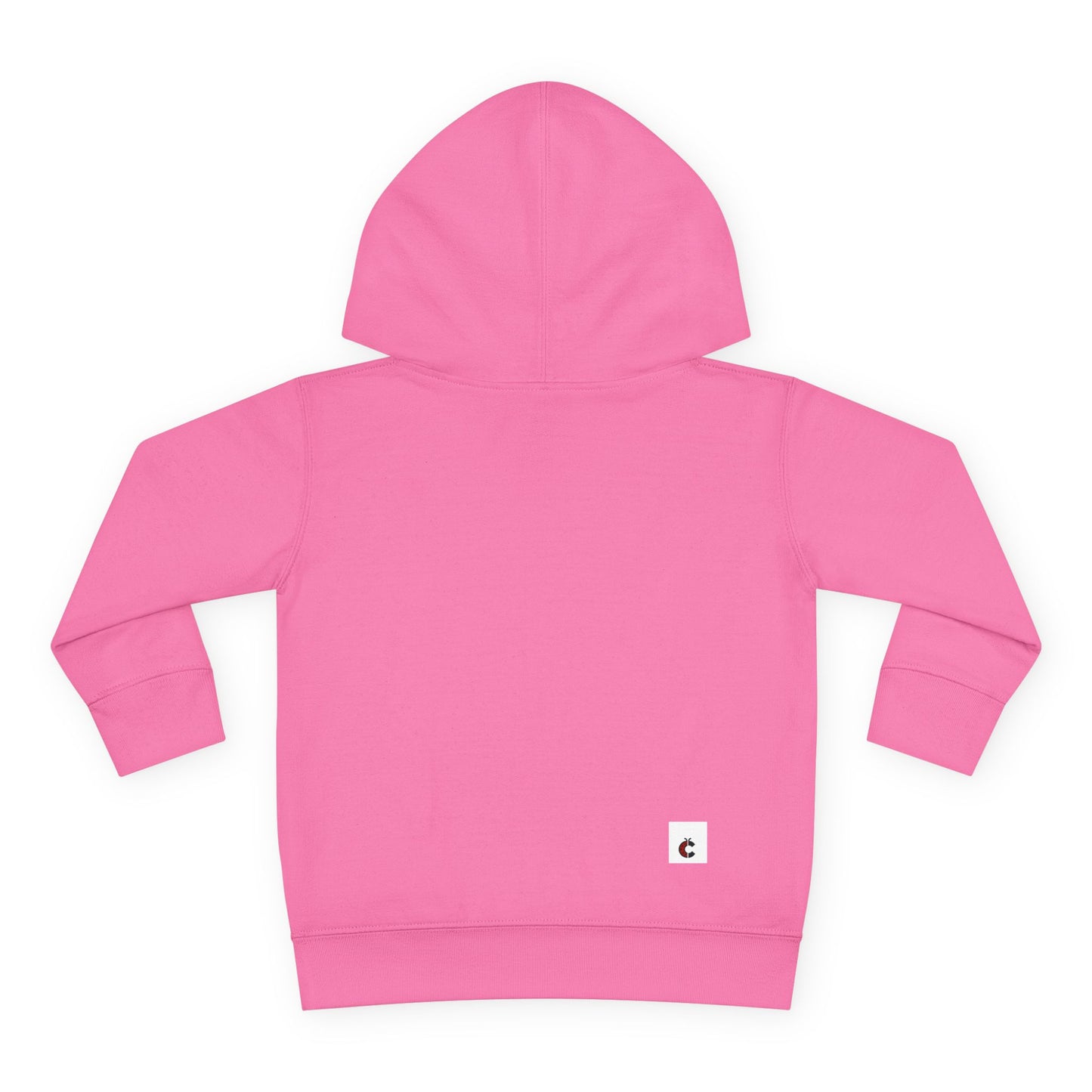 Toddler Fleece Hoodie — Cozy Plain White Pullover for Kids